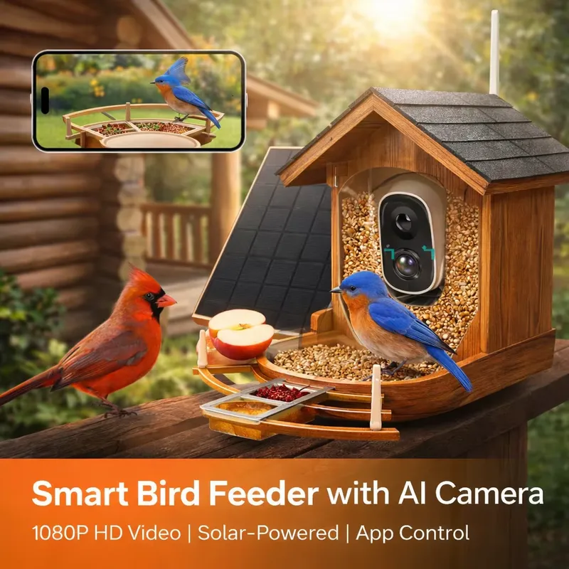 Smart Bird Feeder Camera - Akıllı Otomatik Kuş Besleyici, Yapay Zeka