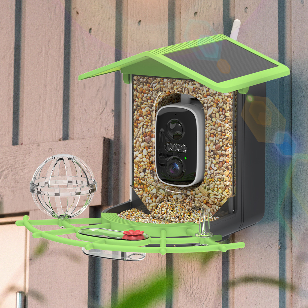 Smart Bird Feeder Camera - Yabani Kuş Besleyici AI Tanımlı Güneş