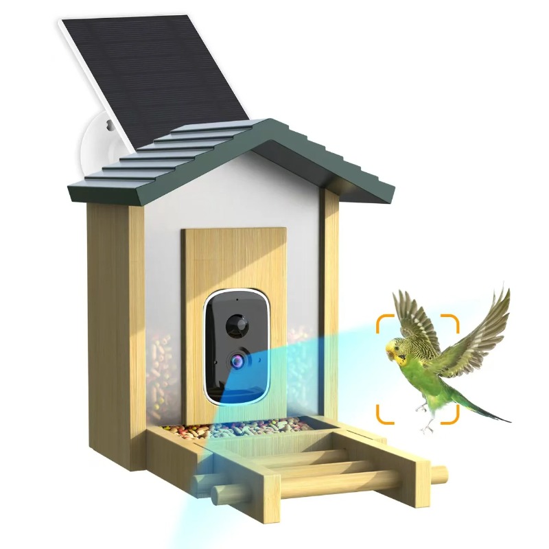 Smart Bird Feeder Camera - 4K AI Kuş Besleyici Kamera Su