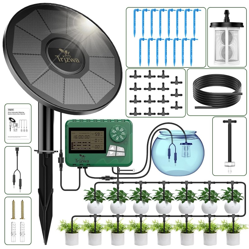 Smart Garden Watering System - Güneş Sulama Ekipmanları Sera Sulama Damla