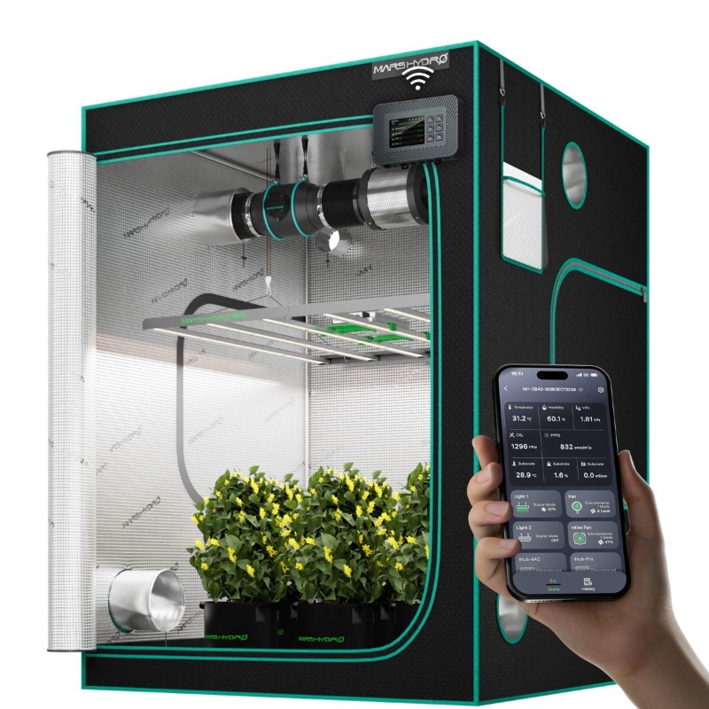 Grow Tent Complete Kit - 480W 4x4ft 120x120cm FC4800 EVO Tam