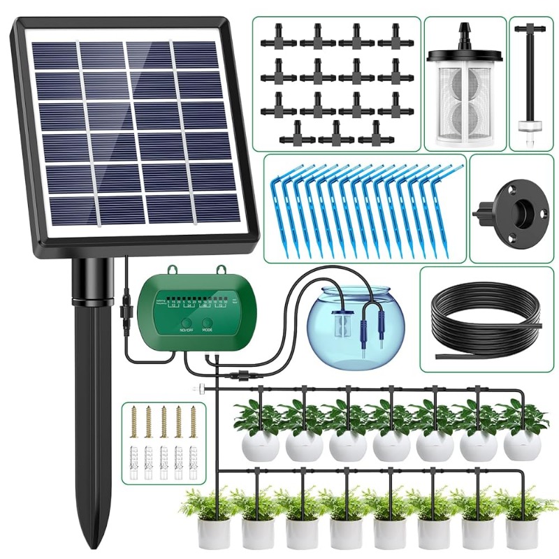 Smart Garden Watering System - Güneş Akıllı Sulama Kiti 6V 2W