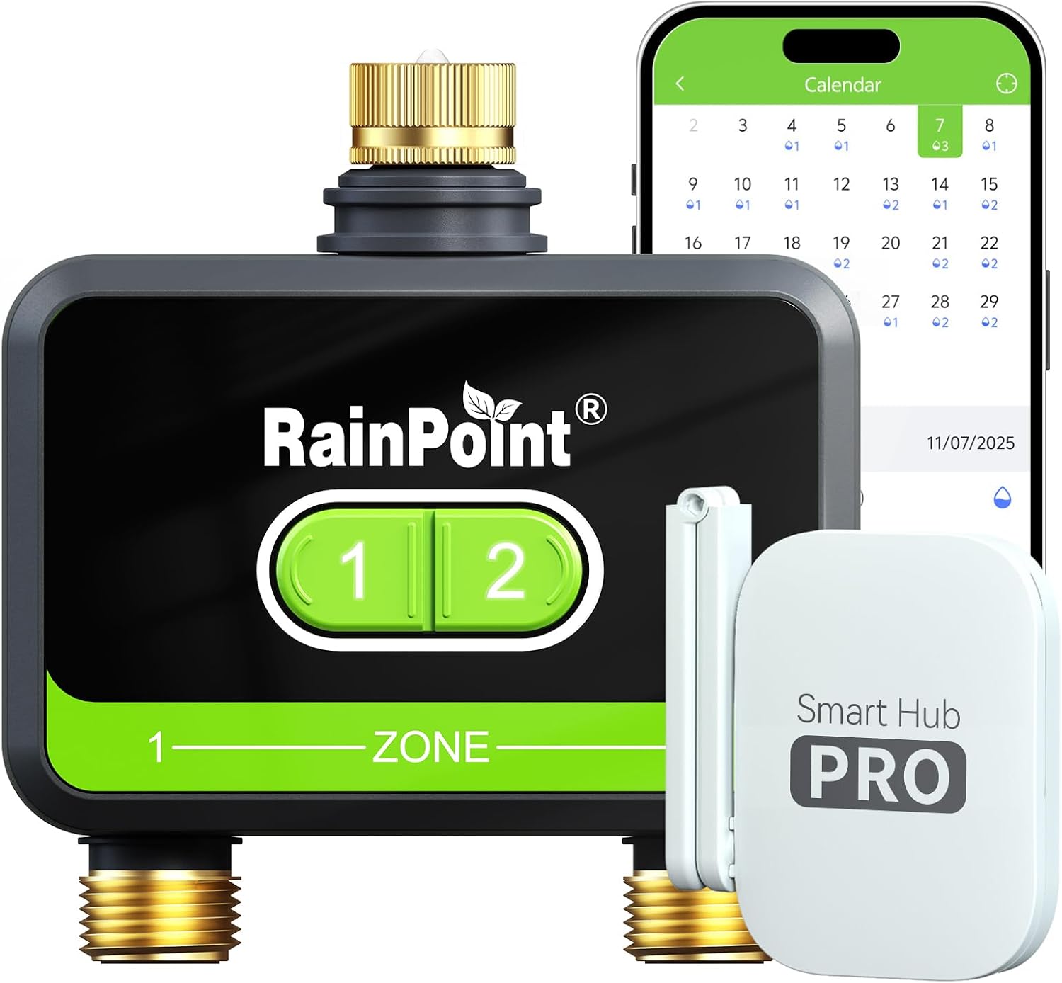 Smart Garden Water - Bahçe Hortumu için Pirinç Bağlantılı 2