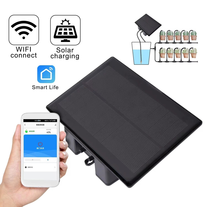 Smart Garden Watering System - WIFI Güneş Otomatik Sulama Makinesi Seti