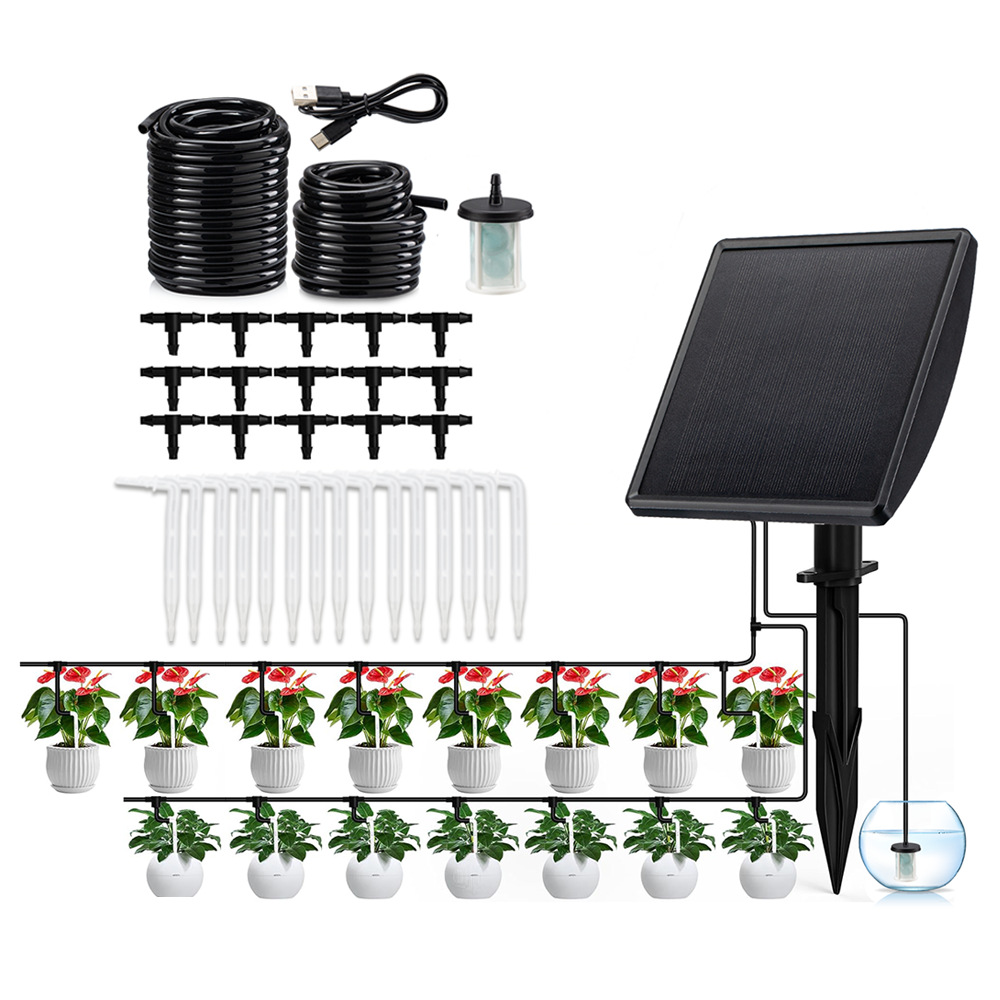 Smart Garden Irrigation - Güneş Enerjili Otomatik Damlama Sulama Pompası