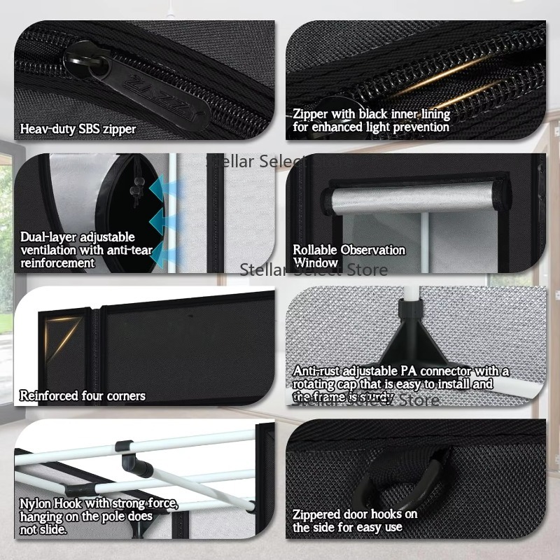 Büyük Kapalı Sera Kiti, Ev Bit - Grow Tent Complete Kit incelemesi ve fiyatı