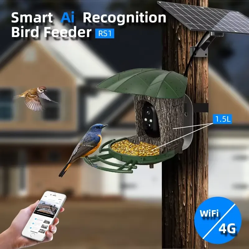 Elecpet AI Akıllı Kuş Besleyic - Smart Bird Feeder Camera incelemesi ve fiyatı