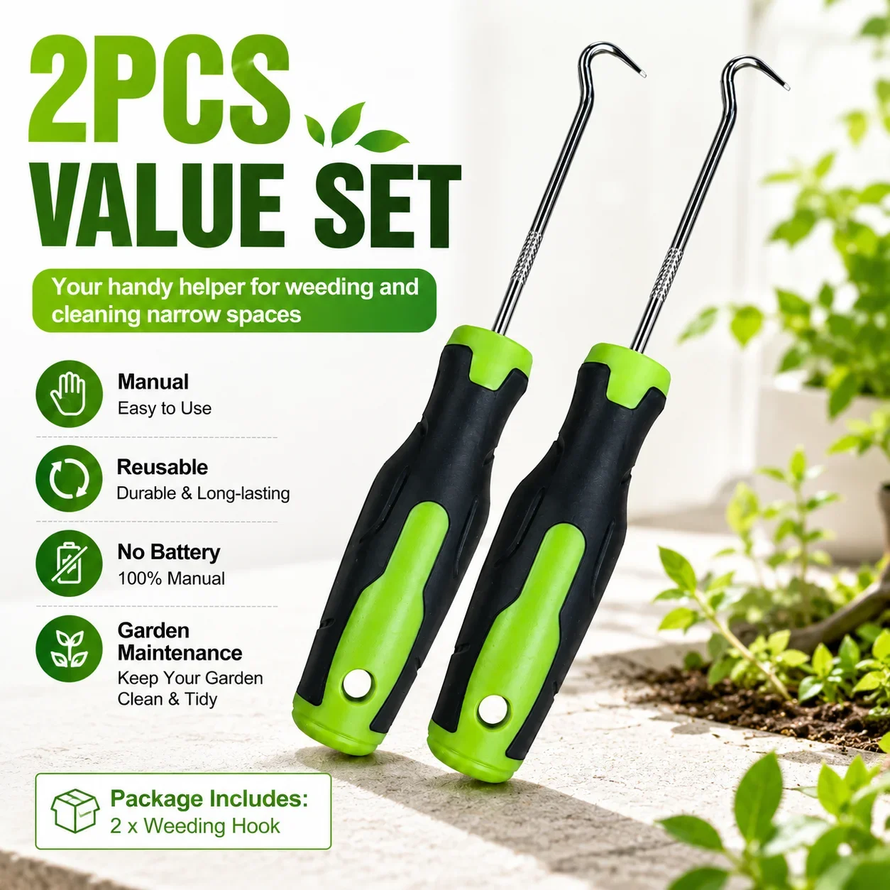 2 adet manuel ayıklama kancası - Smart Garden Edging incelemesi ve fiyatı