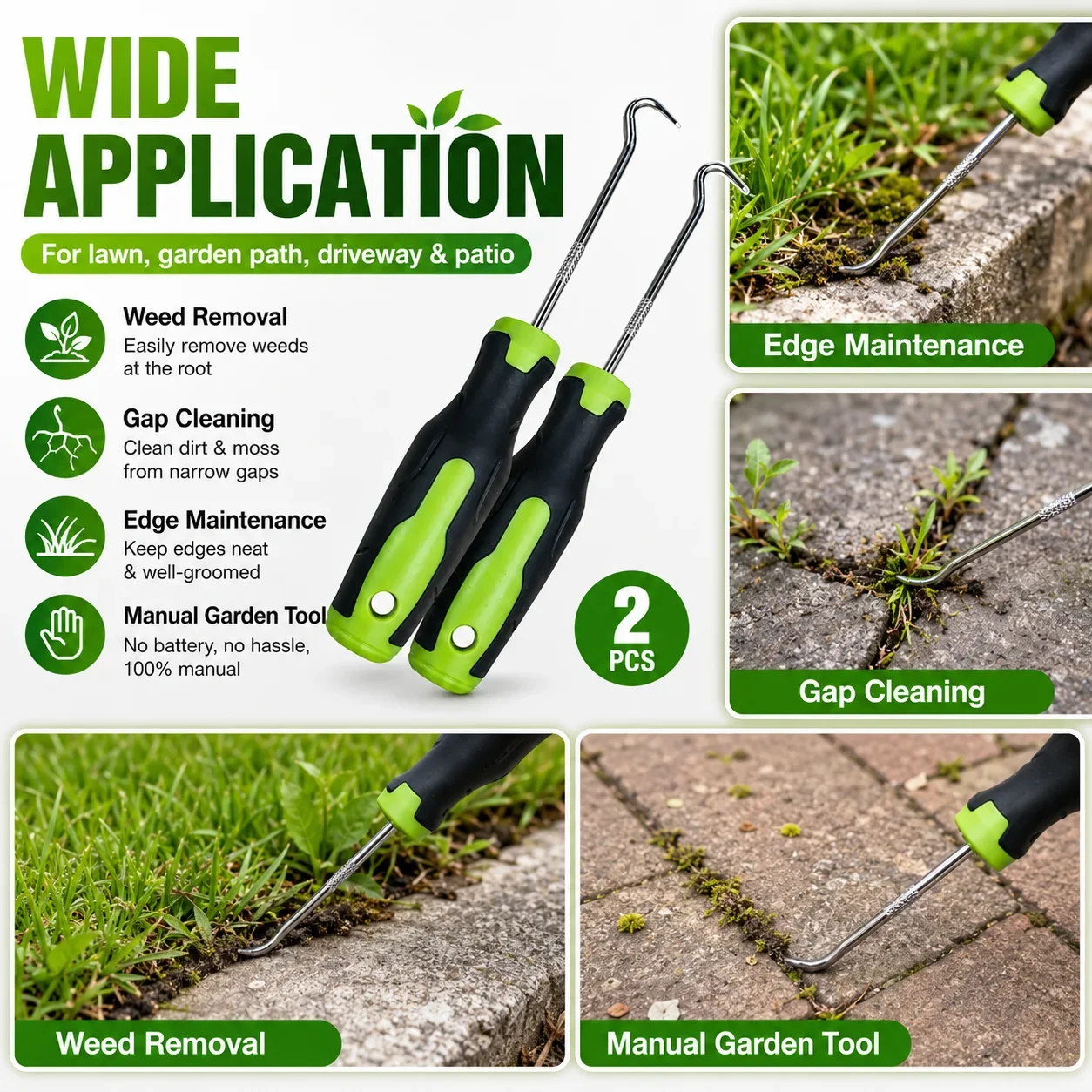 2 adet manuel ayıklama kancası - Smart Garden Edging incelemesi ve fiyatı
