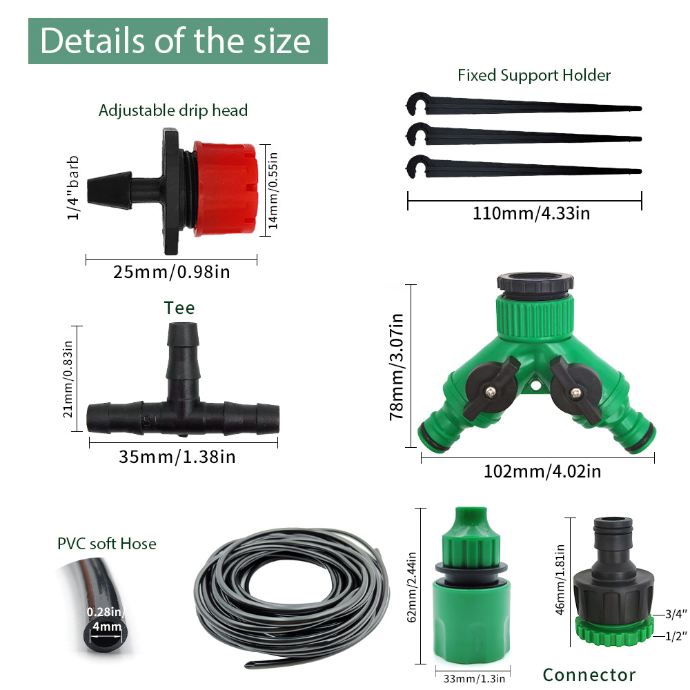 Sera 15M-30M DIY damla sulama  - Smart Garden Herb incelemesi ve fiyatı