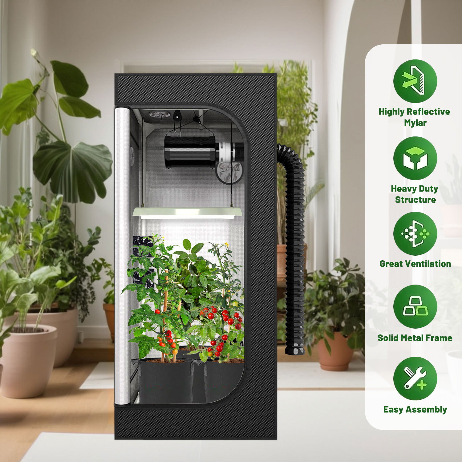 4x4 Yetiştirme Çadırı Komple K - Grow Tent Complete Kit incelemesi ve fiyatı