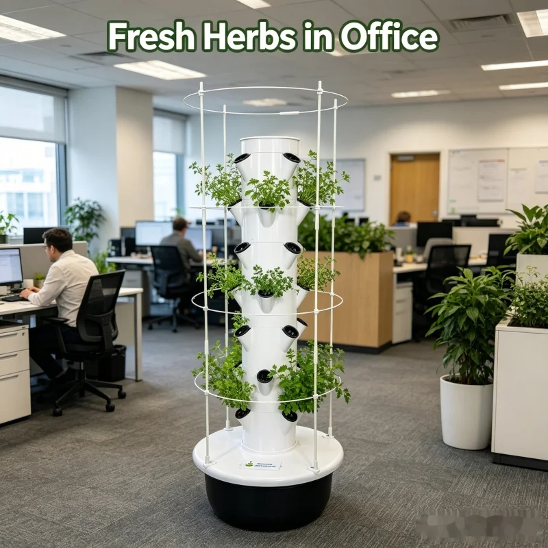 Akıllı Dikey Hidroponik Kule İ - Smart Garden Herb incelemesi ve fiyatı