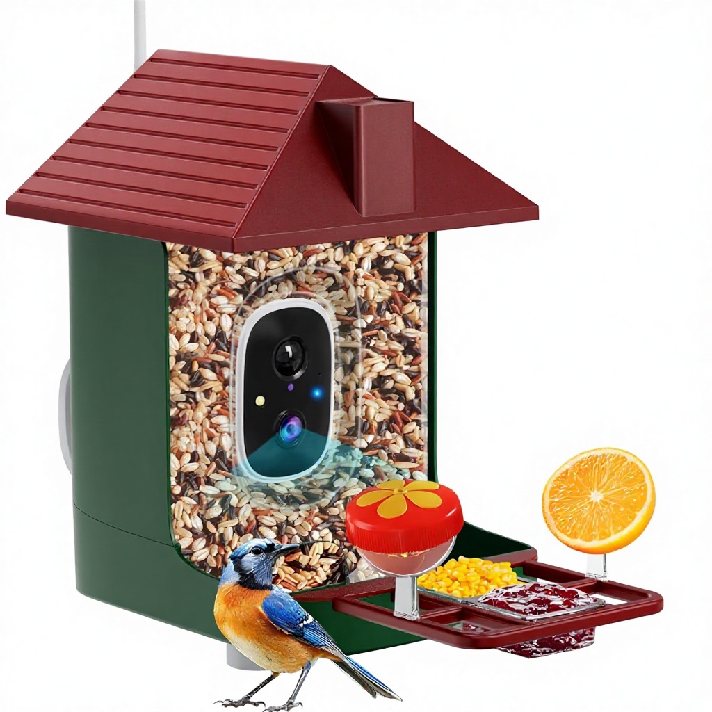 Akıllı Kuş Besleyici Kamera 52 - Smart Bird Feeder Camera incelemesi ve fiyatı