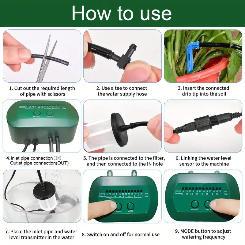 Güneş Akıllı Sulama Kiti 6V 2W - Smart Garden Watering System incelemesi ve fiyatı