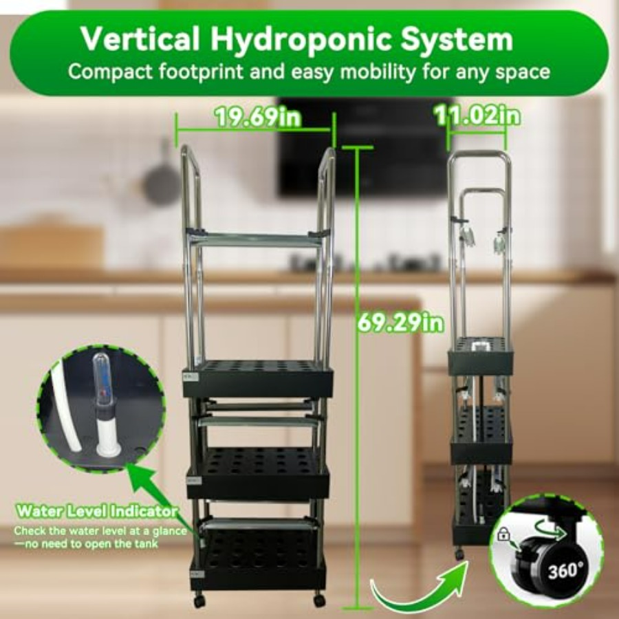 İç mekan hidroponik yetiştirme - Smart Garden Vertical incelemesi ve fiyatı