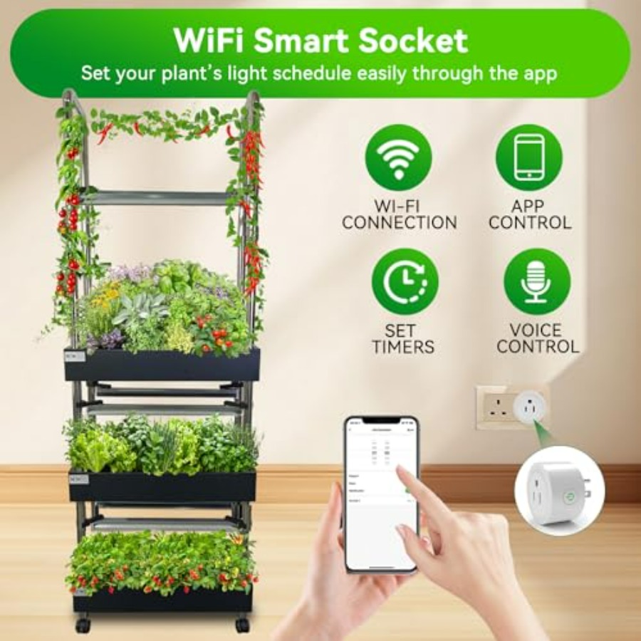İç mekan hidroponik yetiştirme - Smart Garden Vertical incelemesi ve fiyatı