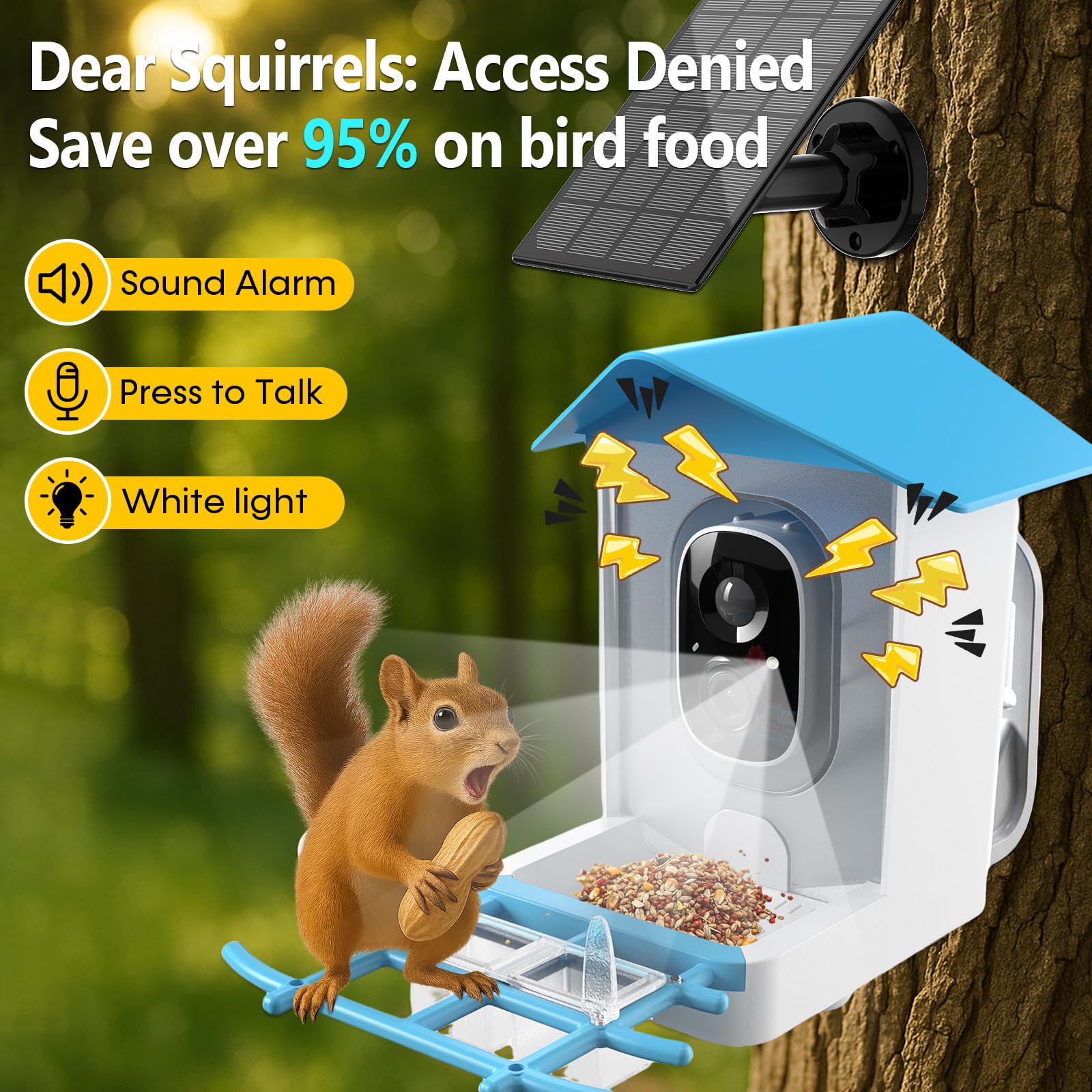 Akıllı Kuş Besleyici Kamera 2K - Smart Bird Feeder Camera incelemesi ve fiyatı