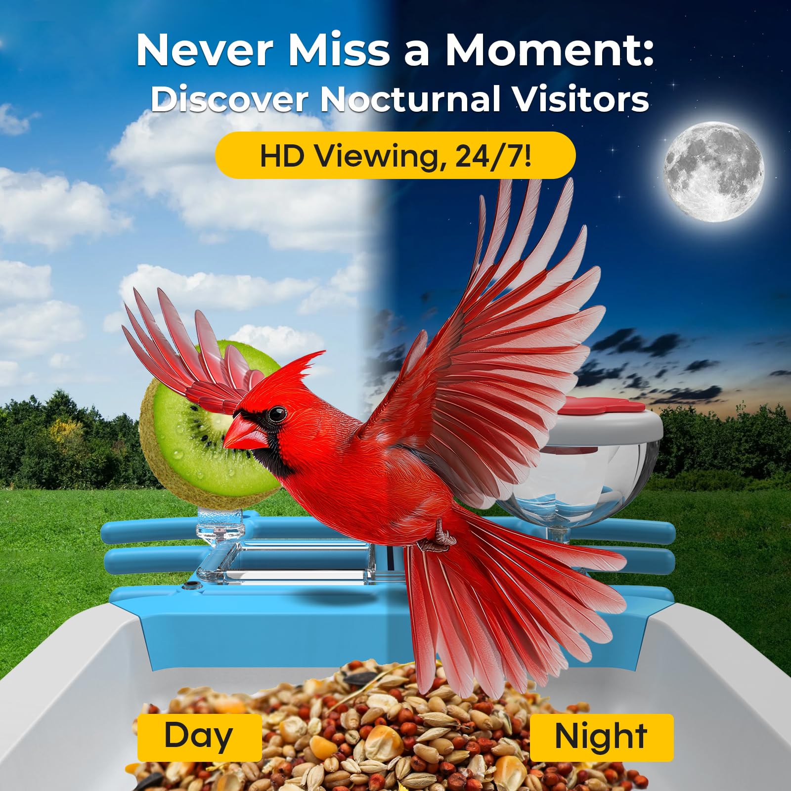 Akıllı Kuş Besleyici Kamera 2K - Smart Bird Feeder Camera incelemesi ve fiyatı