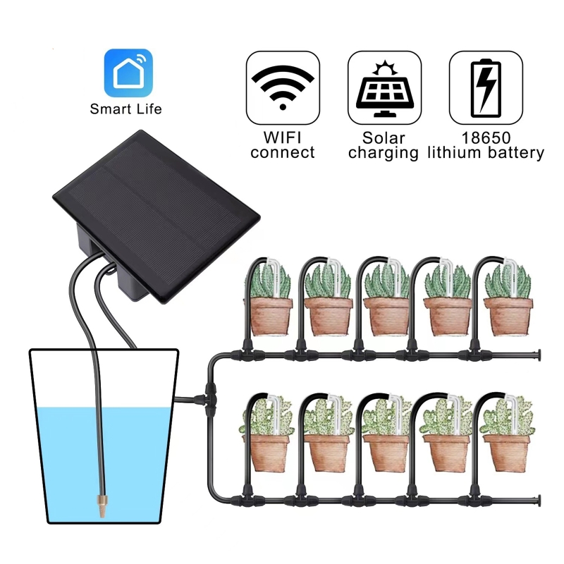 WIFI Güneş Otomatik Sulama Mak - Smart Garden Watering System incelemesi ve fiyatı