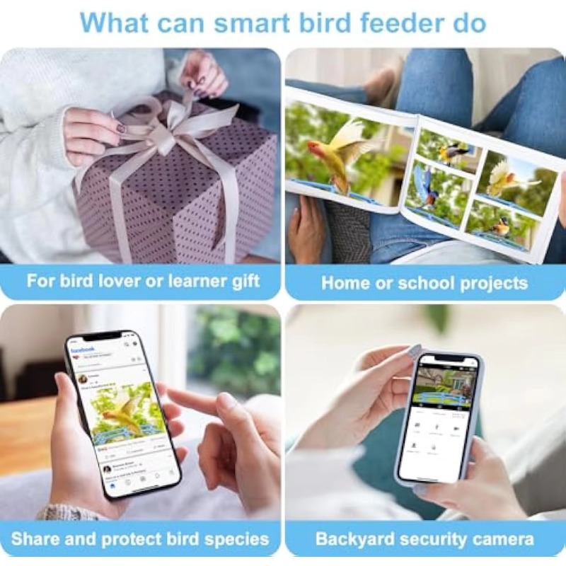 Kameralı Akıllı Kuş Besleyici  - Smart Bird Feeder Camera incelemesi ve fiyatı