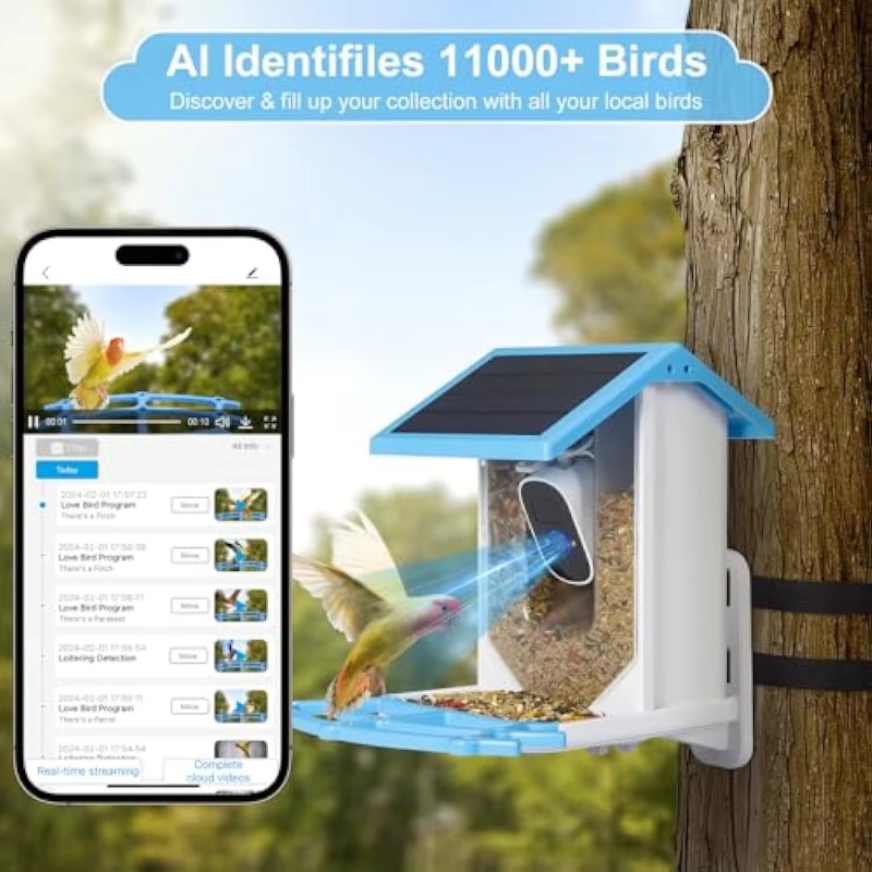 Kameralı Akıllı Kuş Besleyici  - Smart Bird Feeder Camera incelemesi ve fiyatı