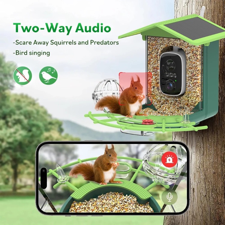 Akıllı Kuş Besleyici 4MP Full  - Smart Bird Feeder Camera incelemesi ve fiyatı